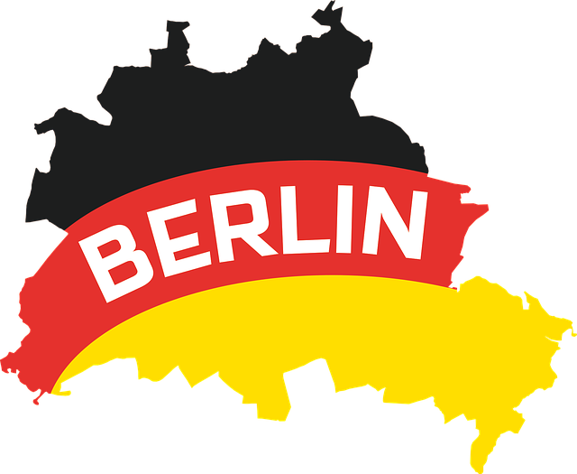 mapa Berlína